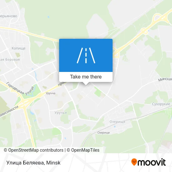 Улица Беляева map