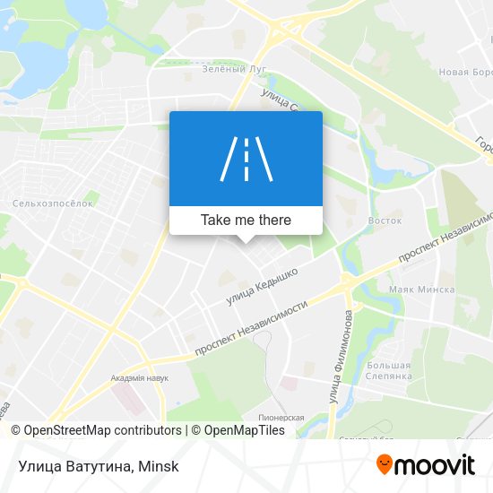 Улица Ватутина map
