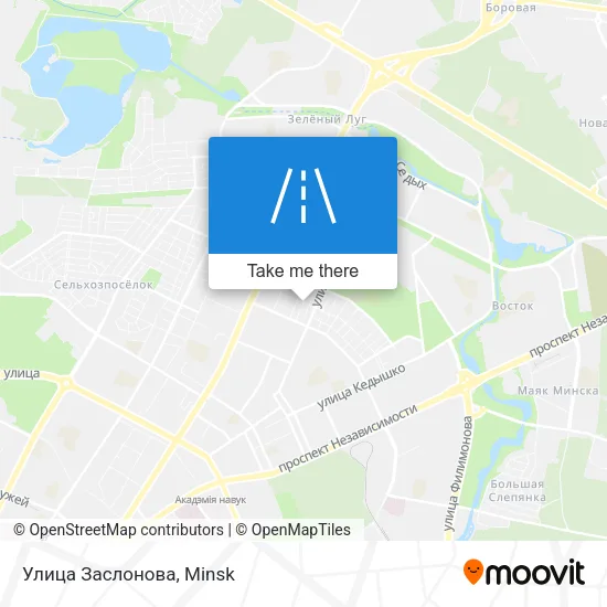 Улица Заслонова map
