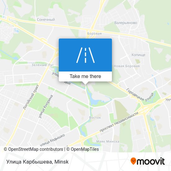 Улица Карбышева map
