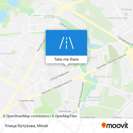 Улица Кутузова map