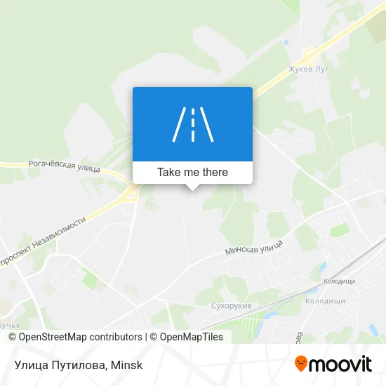 Улица Путилова map