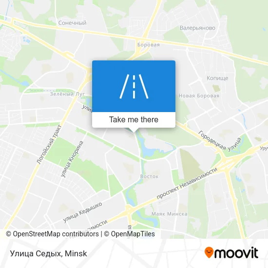 Улица Седых map