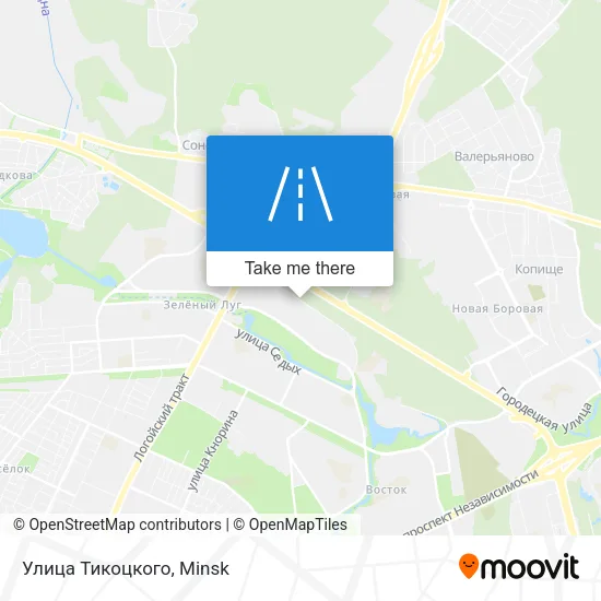 Улица Тикоцкого map