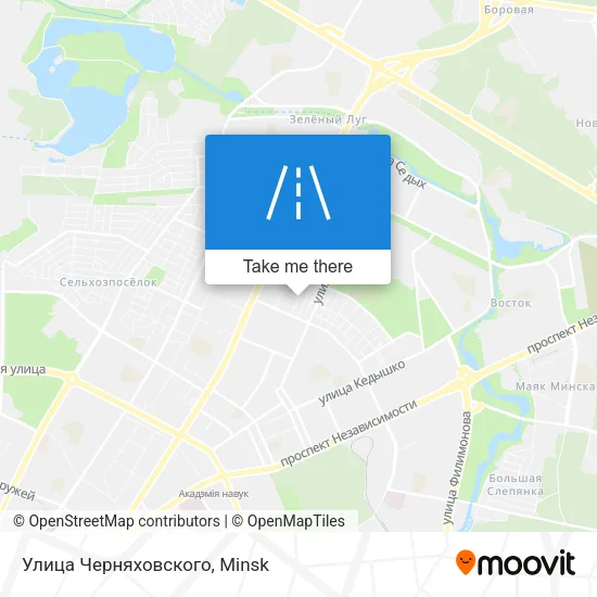 Улица Черняховского map
