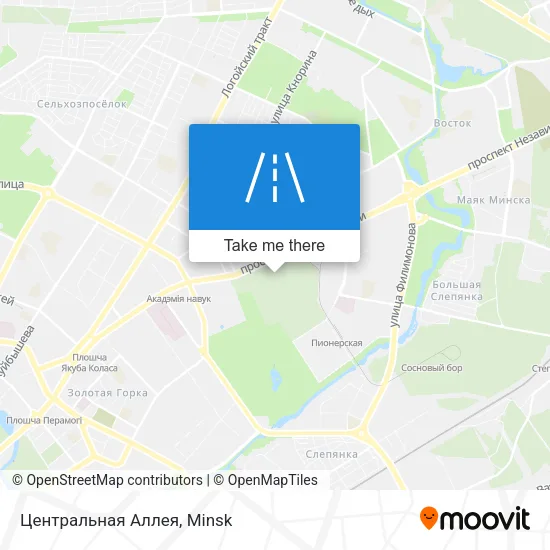 Центральная Аллея map