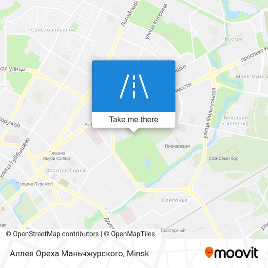 Аллея Ореха Маньчжурского map