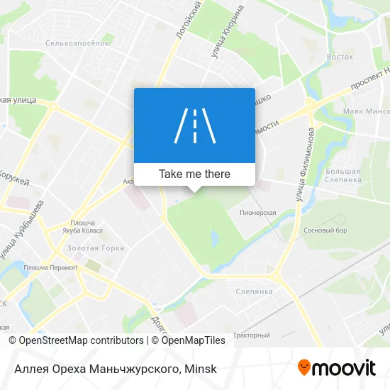 Аллея Ореха Маньчжурского map