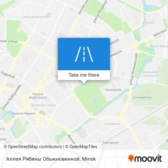 Аллея Рябины Обыкновенной map