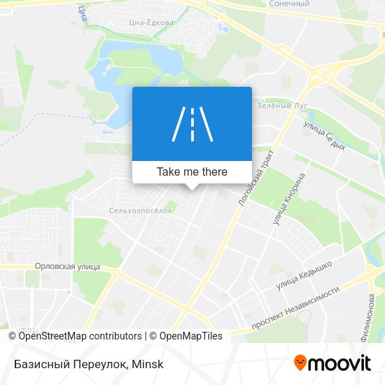 Базисный Переулок map