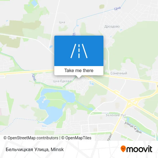 Бельчицкая Улица map