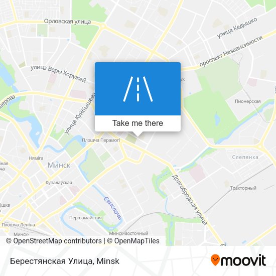 Берестянская Улица map