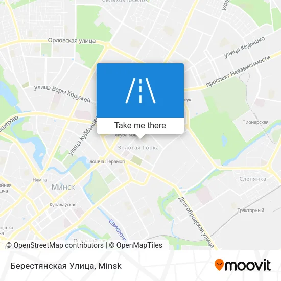 Берестянская Улица map