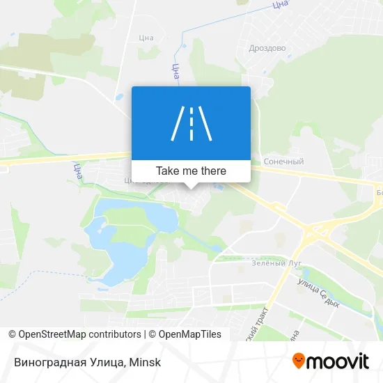 Виноградная Улица map