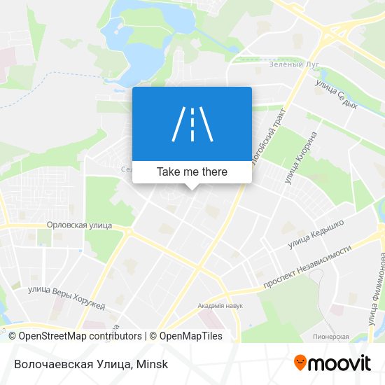 Волочаевская Улица map