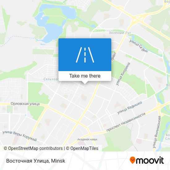 Восточная Улица map