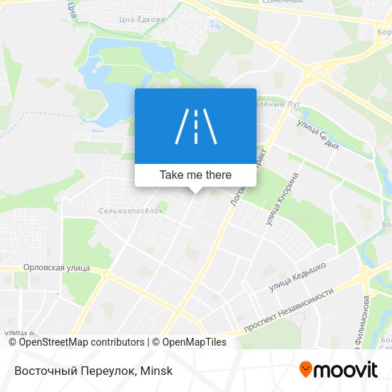 Восточный Переулок map
