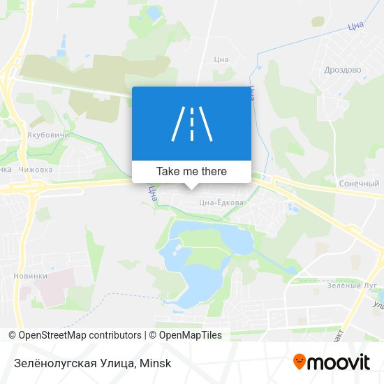 Зелёнолугская Улица map
