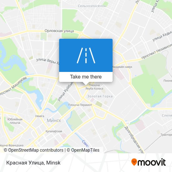 Красная Улица map