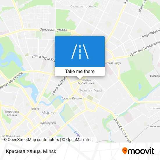 Красная Улица map