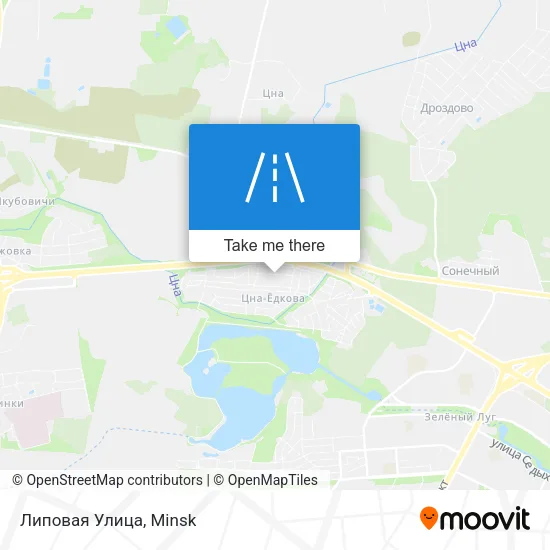 Липовая Улица map