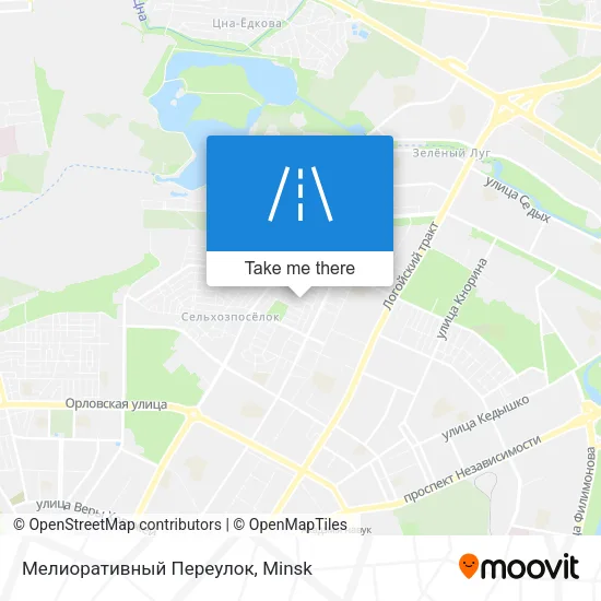 Мелиоративный Переулок map