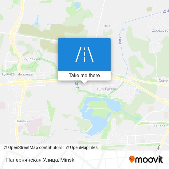 Папернянская Улица map