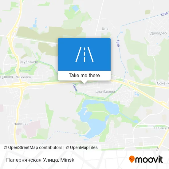 Папернянская Улица map