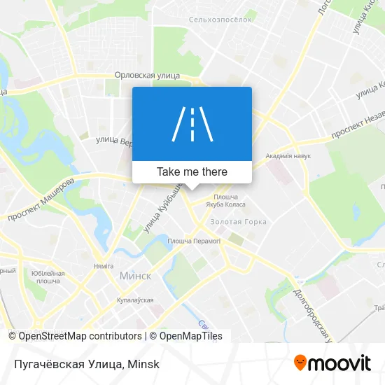 Пугачёвская Улица map