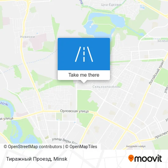 Тиражный Проезд map