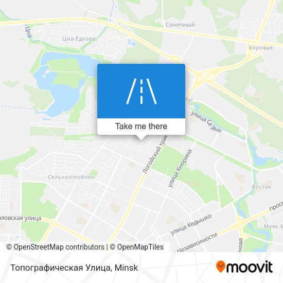 Топографическая Улица map