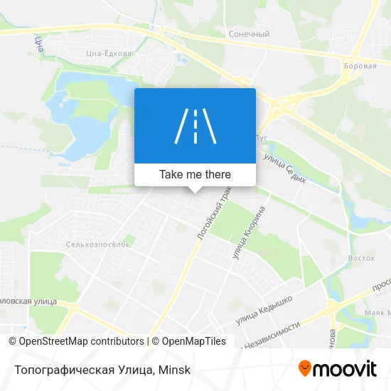Топографическая Улица map