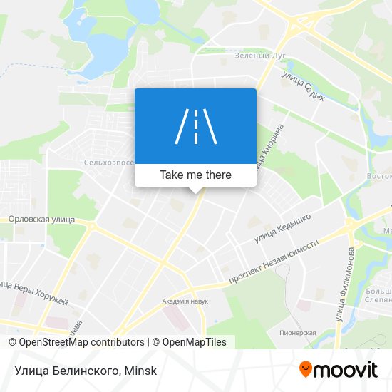 Улица Белинского map