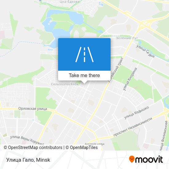 Улица Гало map