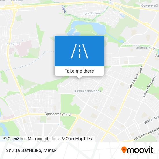 Улица Затишье map