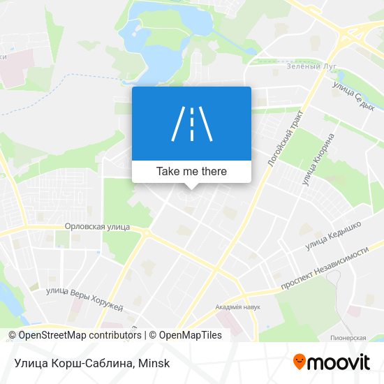 Улица Корш-Саблина map