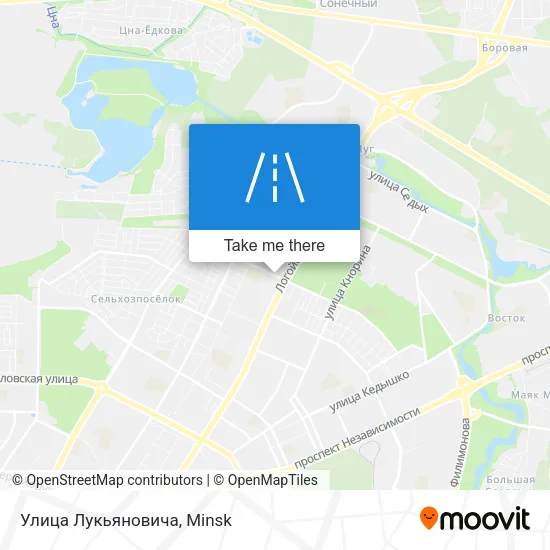 Улица Лукьяновича map