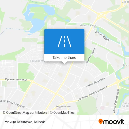 Улица Мележа map
