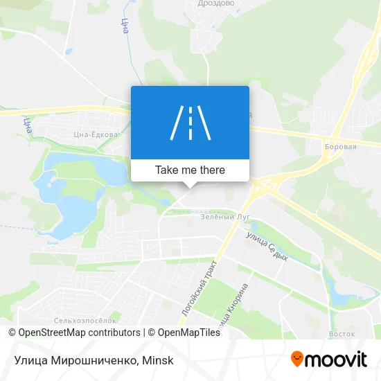 Улица Мирошниченко map