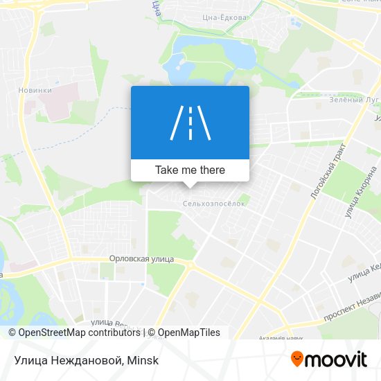 Улица Неждановой map