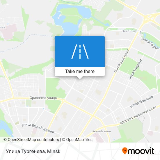 Улица Тургенева map
