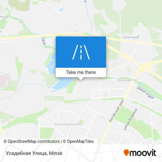 Усадебная Улица map