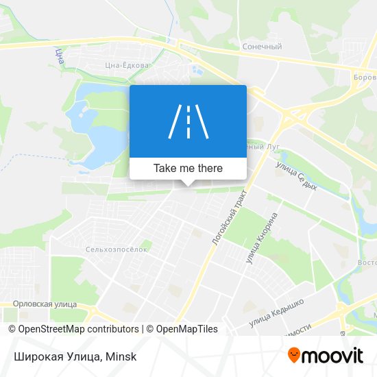 Широкая Улица map