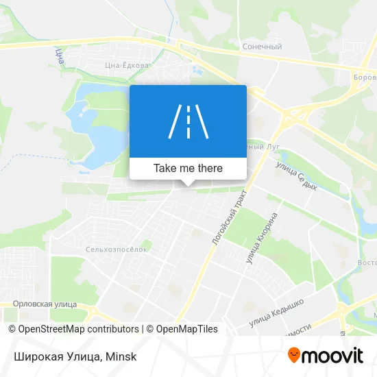 Широкая Улица map