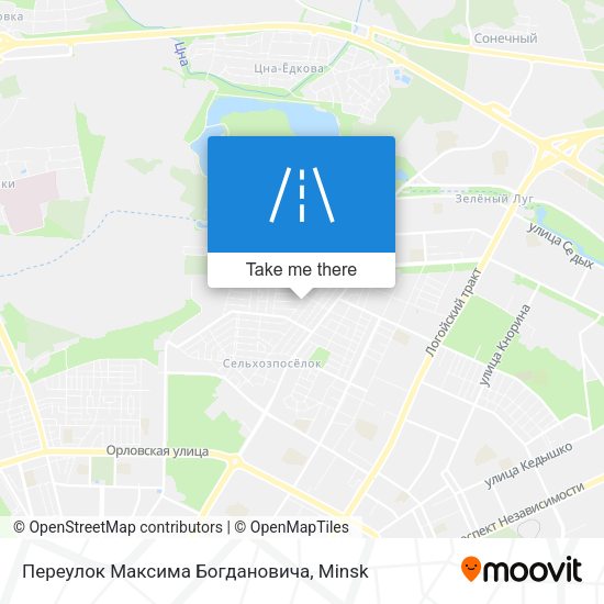 Переулок Максима Богдановича map