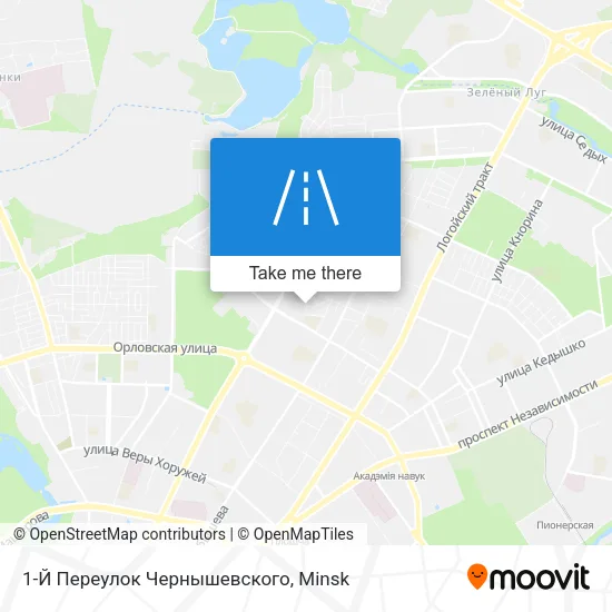 1-Й Переулок Чернышевского map