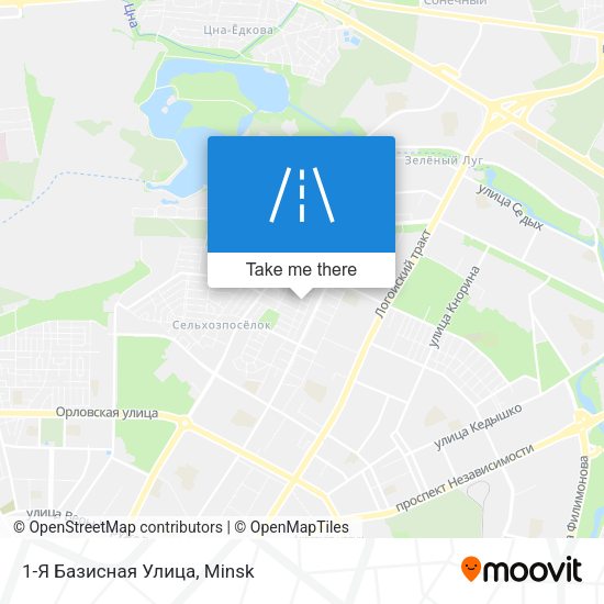 1-Я Базисная Улица map