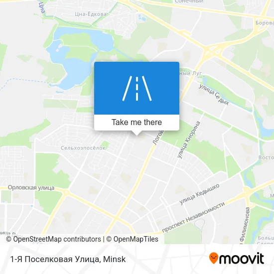 1-Я Поселковая Улица map