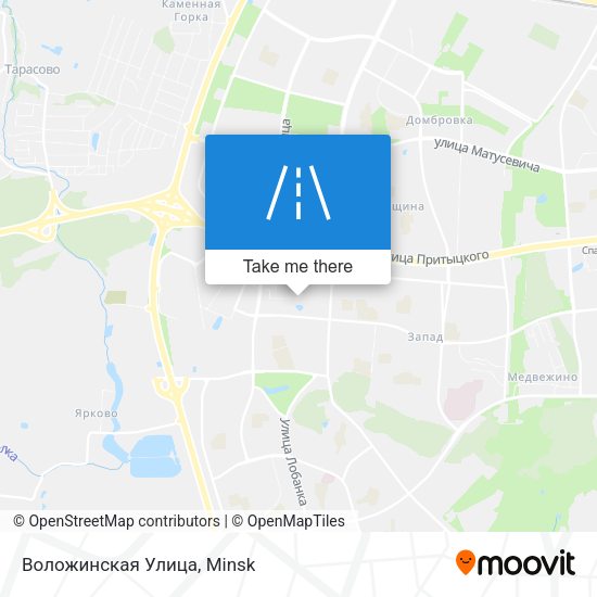 Воложинская Улица map