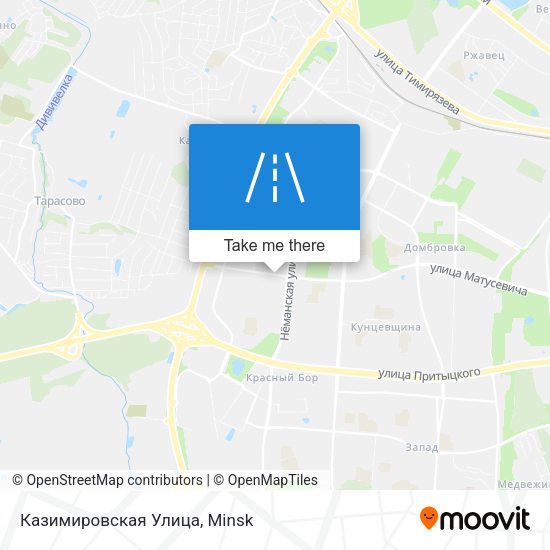 Казимировская Улица map